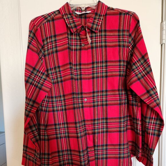 Old Navy red plaid shirt, size L, NWT - Picture 1 of 1